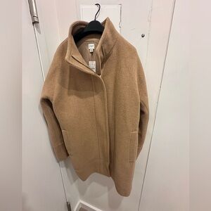 J. Crew Cocoon Coat - Camel, Size 16